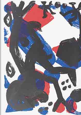 PENCK, A.R., FARBLITHOGRAPHIE, HANDSIGN., NUM. 32/50, CA. 26 X 36 CM, PP, U.GL., R.