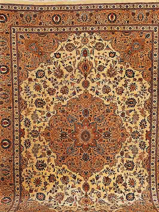 KASCHMAR,PERSIEN CA.342 X 258 CM. EHZ.2-3 FLOR WOLLE 20 JAHRE.