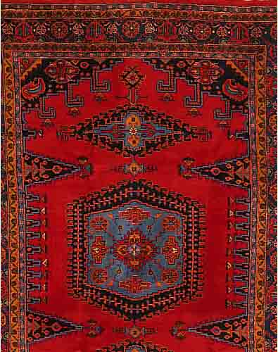 WISS,PERSIEN CA.331 X 235 CM. EHZ.2 FLOR WOLLE CA 25 JAHRE.