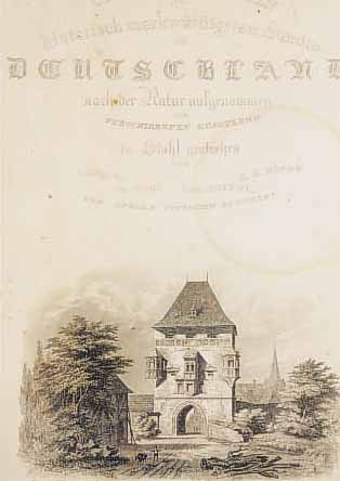 SAMMLUNG AUS 22 STAHLSTICHEN, DEUTSCH, UM 1850, VERSCHIEDENE DEUTSCHE STADTANSICHTEN, GEBRäUNT, TEILS STOCKFLECKIG, JE CA. 11 X 15.5 CM