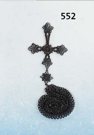 KETTE, BERLIN, UM 1830/40, EISEN, LäNGE CA. 49 CM