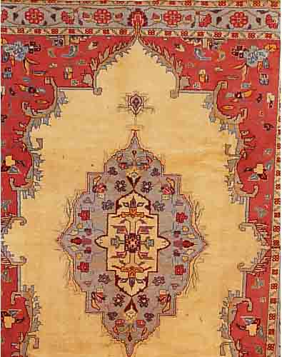 ISPARTA, TüRKEI, 346 X 258CM, EHZ 3 FLOR WOLLE, CA.30 JAHRE