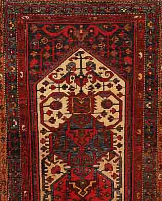 GARADJE, PERSIEN, 279 X 85CM, EHZ 3 FLOR WOLLE, CA.60 JAHRE