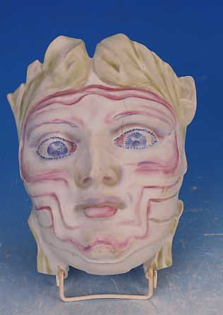 FUCHS, ERNST, PROF. ROSENTHAL, OBJEKT IN PORZELLAN, 209/500, INKOGNITO, MASKE NO. 2, 21 CM