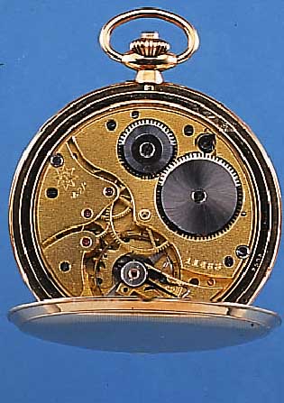 JUNGHANS/CENTRA HERRENTASCHENUHR SAVONETTE, REF.-NR. 918598, DEUTSCHLAND UM 1940, WG- DOUBLE (50 MICRON), BEIDE SCHALEN STREIFEN- DEKOR, ...