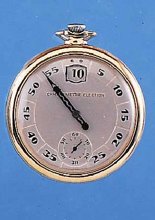 ELECTION HERRENTASCHENUHR LEPINE, SCHWEIZ UM1922, 900ER SILBER, NACH NUTZUNG VERG./BER., VERS. BLATT REST., SELTENE SPRUNGZIFFERNANZ. FüR STD., ...