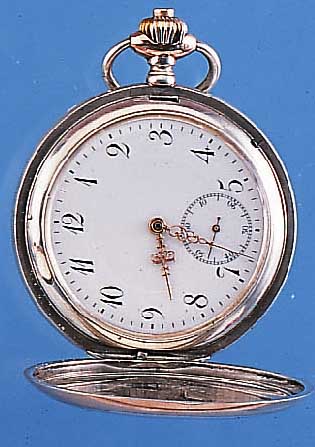 IWC HERRENTASCHENUHR SAVONETTE, SCHWEIZ UM 1912, 800ER SILBER, BEIDE SCHALEN SYM. GUILL.,RäNDER VERG., ALTERSBED. BER., EMAILBL., ZEI- ...