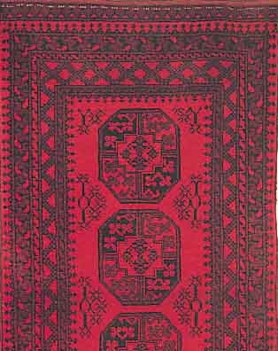 DOLATABAD,AFGHANISTAN CA 278 X 86 CM. WOLLE AUF WOLLE.