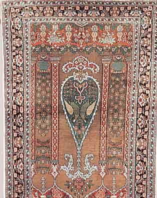KASCHMIR,INDIEN CA 149 X 95 CM. FLOR SEIDIG.