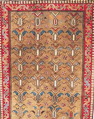 GABBEH,PERSIEN CA 165 X 117 CM. WOLLE AUF WOLLE.CA 30 JAHRE.