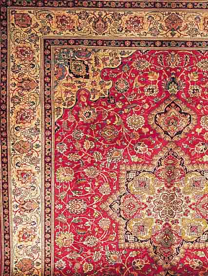 TäBRIZ,PERSIEN CA 387 X 309 CM. FLOR WOLLE.