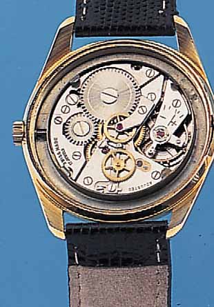CANDINO HERRENARMBANDUHR SPRINT, REF.-NR. 10068/70, SCHWEIZ UM 1960, METALL VERG., SEL- TENENS RUNDANKERW., 17 ST., BASISKAL. CHEZARD 7400, ...