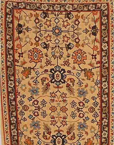 PIROT-KELIM JUGOSLAWIEN CA 226 X 126 CM. EHZ 3 CA.60 JAHRE.