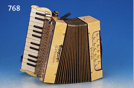 BANDONIUM, HOHNER, REGINA, 22 X 25 CM, BESCHRIFTUNG BESCHäDIGT, IM ORIG. KOFFER