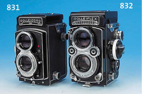ROLLEIFLEX 3.5 F, NO. 2211487, MIT GEKUPPEL-TEM BELICHTUNGSMESSER, ROLLEIKIN-ZäHLKNOPF, MIT ZEISS PLANAR 75MM 1:3.5; DAZU BEDIENUNGS- ANLEITUNG ...