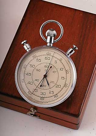 SLAVA EINHANDSTOPPER RATRAPANTE, SOWJETUNIONUM 1969, 2-TEIL. HOLZKASTEN, METALL-SCHR.- GEH. VERCHR., VERS. BLATT, RATRAPANTE-DRüCKER AUßEN 55, ...
