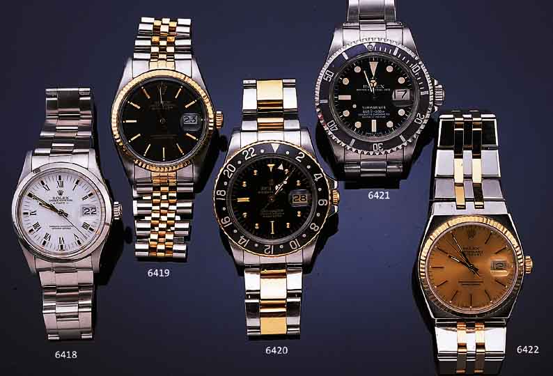 ROLEX HERRENARMBANDUHR SUBMARINER, REF.-NR. 1680, SCHWEIZ UM 1979, EDELST., BODEN U. KRO- NE GESCHR., BEI FERTIGST. WASSERD. BIS 200M, ...