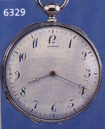 BREGUET SPINDELHERRENTASCHENUHR, NICKEL, EMAILBL., SIGN./REP., CUV. M. SPRUNGDECKEL- EFFEKT, VERG. PLATINENW., ANTRIEB üBER KETTE U. ...