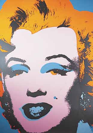 WARHOL, ANDY, 1928-1987, MARYLIN, FARBSIEB- DRUCK, EDITION SUNDAY B. MORNING, RüCKSEITIG GESTEMPELT: FILL IN YOUR OWN SIGNATURE, CA. 91 X 91 CM