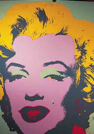 WARHOL, ANDY, 1928-1987, MARYLIN, FARBSIEB- DRUCK, EDITION SUNDAY B. MORNING, RüCKSEITIG GESTEMPELT: FILL IN YOUR OWN SIGNATURE, CA. 91 X 91 CM