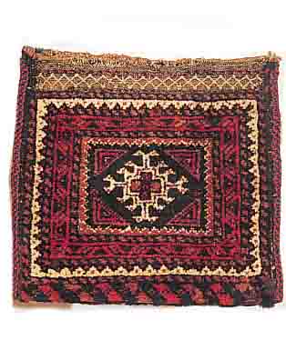TYMORI BELUTSCH TASCHE, 32 X 34CM, EHZ 3 WOLLE AUF WOLLE, UM 1920