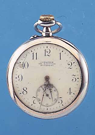 LONGINES HERRENTASCHENUHR LEPINE, SCHWEIZ UM1904, 800ER SILBER, RäNDER VERG. NOCH ERKENN- B., BER., EMAILBL. M. VERKäUFERSIGN., BESCH. AUßEN 10, ...