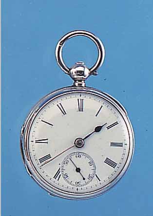 HERRENTASCHENUHR LEPINE, REF.-NR. 174213, ENGLAND CA. 1894, SILBER, SCHLüSSELAUFZUG, HALLMARK VON BIRMINGHAM, 2-TEIL. EMAILBL., SEITL. ...