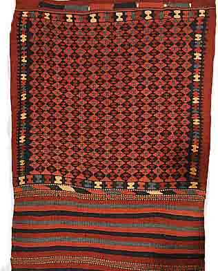 KORDI TASCHE AUFGETRENNT, 256 X 57CM, EHZ 3, WOLLE AUF WOLLE, UM 1900