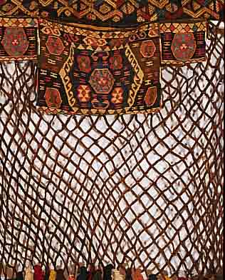 GASHOGHDAN, PERSIEN, 184 X 88CM, EHZ 3 WOLLE AUF WOLLE, UM 1900