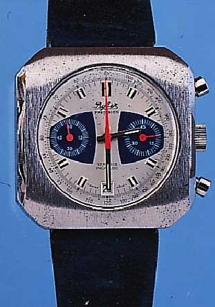 KONVOLUT: 2 HERRENARMBANDUHREN-CHRONOGRAPHEN M. VERSCH. AUFBAU, 1 X SICURA, METALL VER- CHR., EDELST.-BOD. GESCHR., NEUTR. EDELST.- BAND, EINF. ...