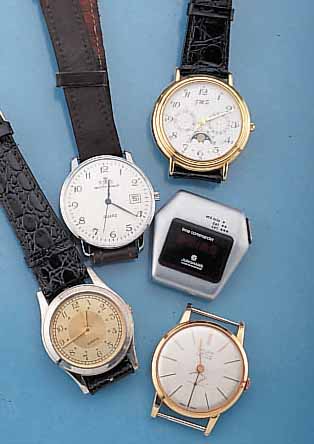 REICHHALTIGES KONVOLUT VON 80 ARMBANDUHREN, GEFERT. FüR DEN DTSCH. MARKT, ALLE VERSCH. DE-SIGN, M. LEDER U. METALLBäNDERN, TEILW. LAGER-BEST., ...
