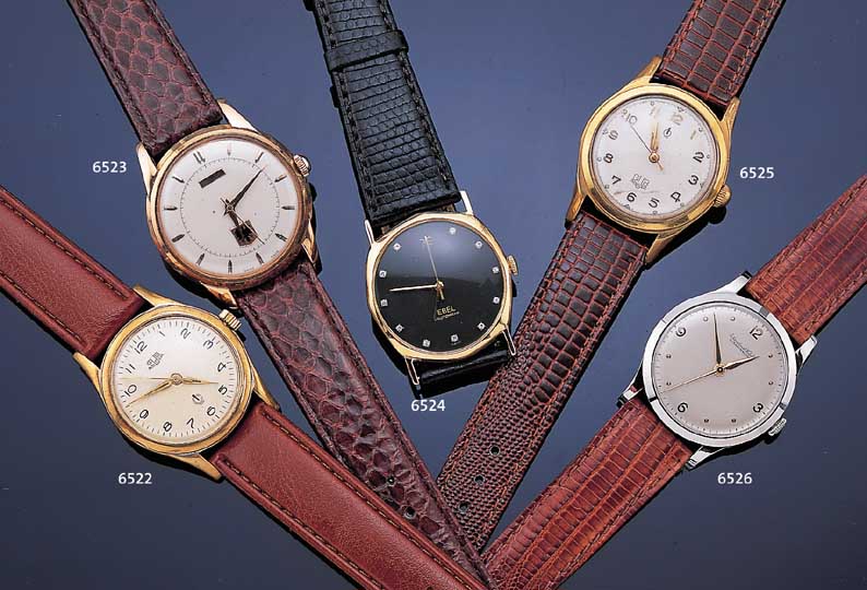 GUB GLASHÜTTE HERRENARMBANDUHR QUALITäTSUHR, REF.-NR. 7516, DEUTSCHLAND UM 1952, METALL VERG., EDELST.-BODEN GESCHR., KRONE ERS., BER., ...