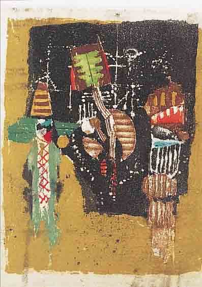 FRIEDLAENDER, JOHNNY, 1912 - 1992, ORIG. FARBRADIERUNG 1988, 16.8 X 13.8 CM, EXALTAION, AUF VELIN-ARCHES, WV PEERLINGS 808