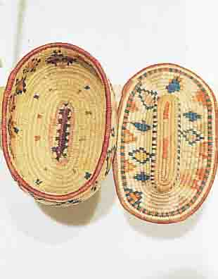 NOMADEN SCHMUCKDOSE,GASCHGAI,PERSIEN CA.20 X 15 CM.EHZ.2 UM 1930(SELTEN).