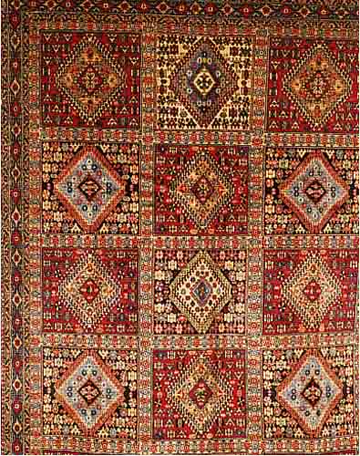 YALAMEH, PERSIEN, 298 X 202CM, EHZ 3 WOLLE AUF WOLLE, CA.20 JAHRE