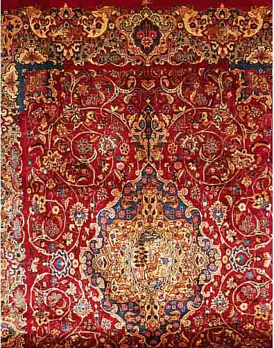 MESCHED, PERSIEN, 375 X 300CM, EHZ 3 FLOR WOLLE, CA.30 JAHRE
