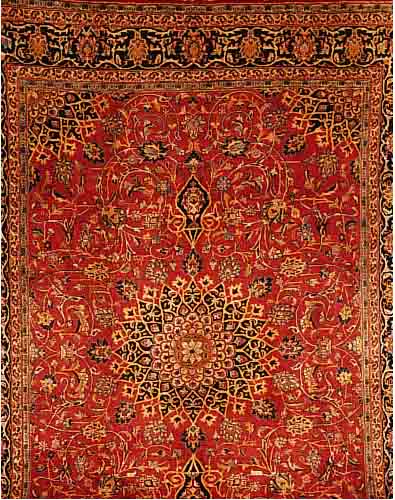 KASHMAR, PERSIEN, 343 X 248CM, EHZ 3 FLOR WOLLE, CA.20 JAHRE