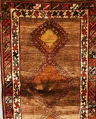 GASHGAI, PERSIEN, 165 X 100CM, EHZ 3 WOLLE AUF WOLLE, CA.50 JAHRE
