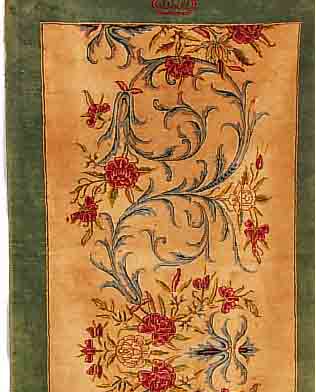 KERMAN SIGN., PERSIEN, 510 X 98CM, EHZ 3 FLOR WOLLE, CA.60 JAHRE , (RASHID FAROKHI)