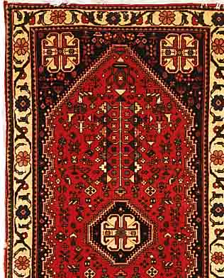 ABADEH, PERSIEN, 148 X 75CM, EHZ 3 FLOR WOLLE, CA.20 JAHRE