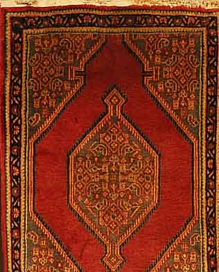 MALAYER, PERSIEN, 95 X 62CM, EHZ 2-3 FLOR WOLLE, CA.25 JAHRE