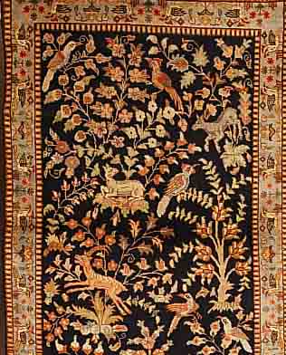 TABATABAI, PERSIEN, 152 X 96CM, EHZ 3 FLOR WOLLE, CA.35 JAHRE