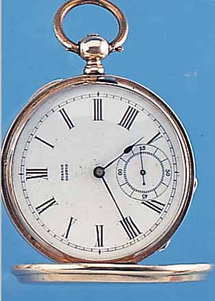 TISSOT HERRENTASCHENUHR SAVONETTE, REF.-NR. 49857, SCHWEIZ UM 1860, GG 585/000, SCHLüSSEL-AUFZ., WOHL CHARLES T., BEIDE SCHALEN SYM. GUILL., ...