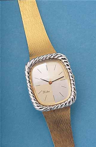 KONVOLUT: 2 HEIKA DAMENARMBANDUHREN, UNGETR.LAGERW., NACH GESCHäFTSAUFL., GEFERT. UM 1978,BEIDE HANDAUFZUGW., 17 ST., STOßGES., 1X 835ERSILBER ...