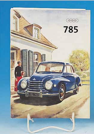 PROSPEKT, AUTO UNION GMBH INGOLSTADT, 50ER J., L. ALTERSSPUREN