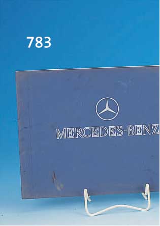 PROSPEKT, MERCEDES-BENZ TYP 170 V, 1935/38 4 ZYLINDER, EINBAND VERSCHMUTZT, L. GEBRAUCHS-SPUREN
