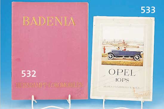 PROSPEKT, ADAM OPEL, 30ER JAHRE, OPEL 10 PS SERIEN-PRäZISIONS-WAGEN, EINBAND L. VERSCHMUTZT