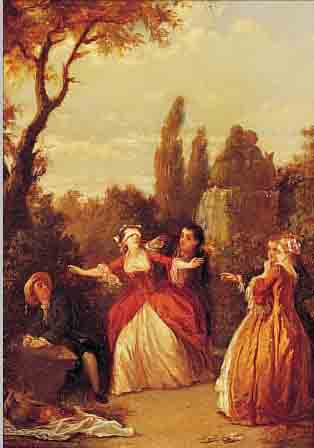 VENTADOUR, JEAN NICOLAS, *1822 PARIS, SCHüLER VON SECHAN, FEUCHERE, DIETERLE UND DESPLECHIN, WIRKTE VON 1847 - 1859 IN FRANK- FURT A. M., ...