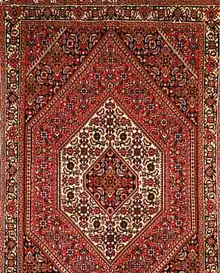 BIDJAR,PERSIEN CA 113 X 73 CM. FLOR WOLLE.