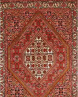 BIDJAR,PERSIEN CA 97 X 71 CM. FLOR WOLLE.